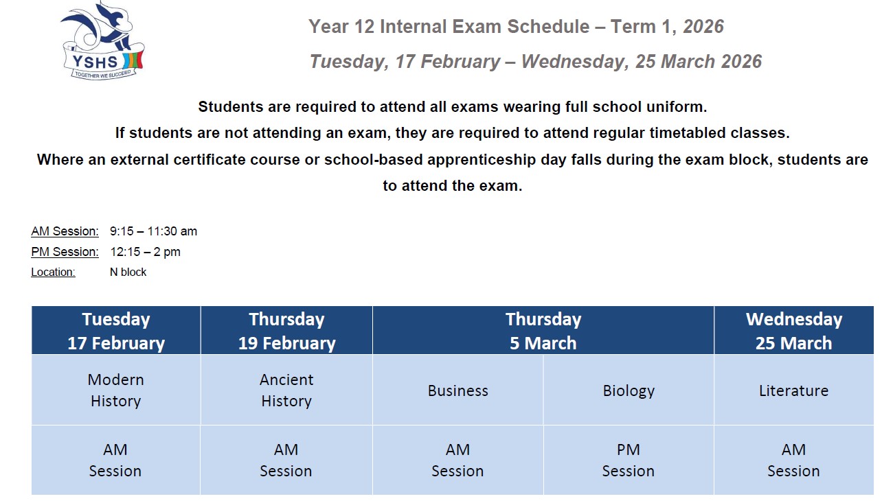 Yr 12 exams - term 1 2026.jpg